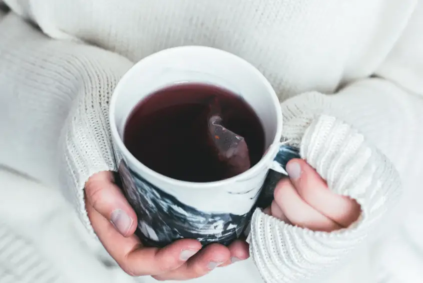Drink tea for flu