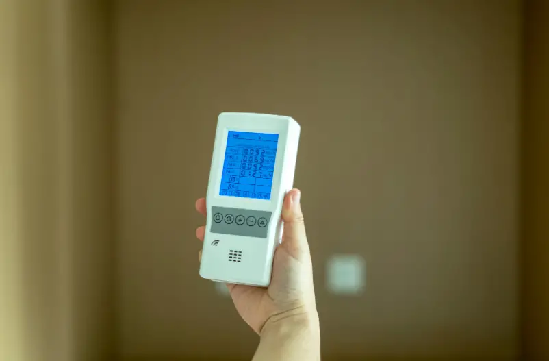 How can I test the air quality in my home