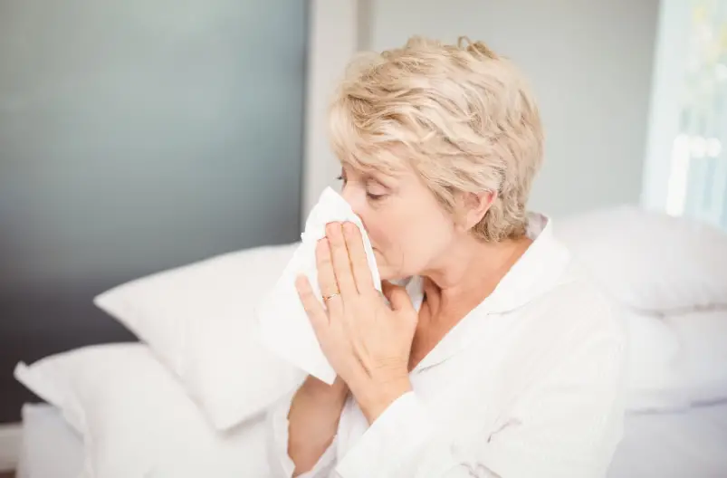 sneezing